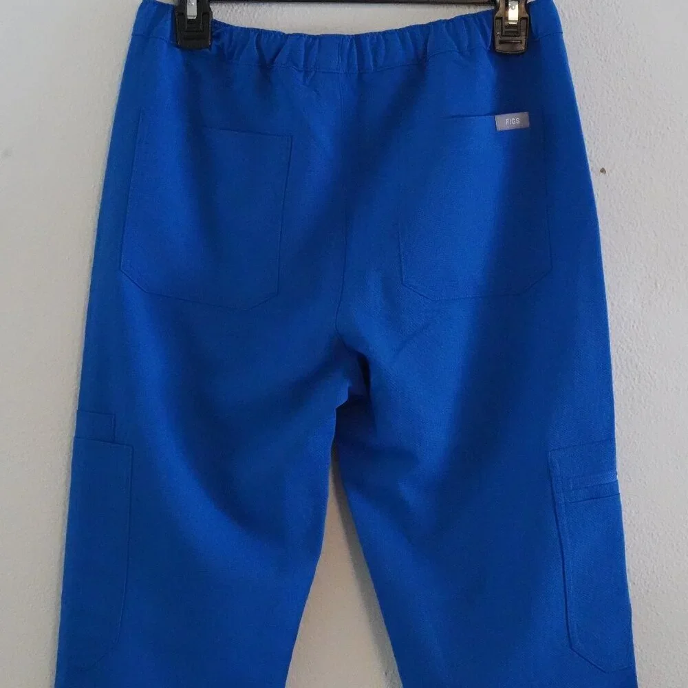 NWT, Figs, Men's Cairo Cargo Scrub‎ Pants, Royal Blue